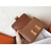 Hermes Constance 24 Handmade Bag In Gold Epsom Leather