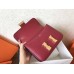 Hermes Constance 24 Handmade Bag In Ruby Epsom Leather