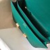 Hermes Constance 24 Handmade Bag In Malachite Epsom Leather