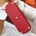 Hermes Bolide 27 Handmade Bag In Red Clemence Leather