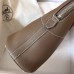 Hermes Bolide 27 Handmade Bag In Taupe Clemence Leather