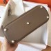 Hermes Bolide 27 Handmade Bag In Taupe Clemence Leather