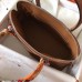 Hermes Bolide 35 Handmade Bag In Gold Clemence Leather