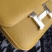 Hermes Constance 24 Handmade Bag In Jaune Epsom Leather