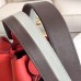 Hermes Licol 17cm Bag In Red Evercolor Calfskin