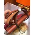 Hermes Herbag Zip 31cm Bag In Camel And Bordeaux