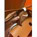 Hermes Herbag Zip 31cm Bag In Brown And Orange