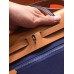 Hermes Herbag Zip 31cm Bag In Brown And Blue