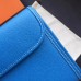 Hermes Jige Elan 29 Clutch Bag In Blue Epsom Calfskin