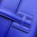 Hermes Jige Elan 29 Clutch Bag In Blue Electric Epsom Calfskin