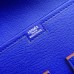 Hermes Jige Elan 29 Clutch Bag In Blue Electric Epsom Calfskin