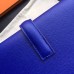 Hermes Jige Elan 29 Clutch Bag In Blue Electric Epsom Calfskin