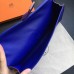 Hermes Jige Elan 29 Clutch Bag In Blue Electric Epsom Calfskin