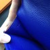 Hermes Jige Elan 29 Clutch Bag In Blue Electric Epsom Calfskin