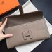 Hermes Jige Elan 29 Clutch Bag In Etoupe Epsom Calfskin