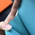 Hermes Jige Elan 29 Clutch Bag In Blue Atoll Epsom Calfskin