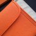 Hermes Jige Elan 29 Clutch Bag In Orange Epsom Calfskin