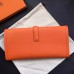 Hermes Jige Elan 29 Clutch Bag In Orange Epsom Calfskin