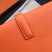 Hermes Jige Elan 29 Clutch Bag In Orange Epsom Calfskin