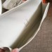 Hermes Jige Elan 29 Clutch Bag In White Epsom Calfskin