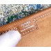 Hermes Jige Elan 29 Clutch In Ocre Suede Calfskin