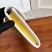 Hermes Jige Elan 29 Clutch In Yellow Suede Calfskin