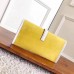Hermes Jige Elan 29 Clutch In Yellow Suede Calfskin