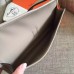 Hermes Jige Elan 29 Clutch In Grey Swift Calfskin