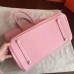 Hermes Birkin 40 Handmade Bag In Pink Clemence Leather