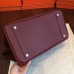 Hermes Birkin 40 Handmade Bag In Bordeaux Epsom Leather