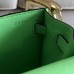 Hermes Kelly Danse Handmade Bag In Green Swift Leather