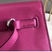 Hermes Kelly Danse Handmade Bag In Magnolia Swift Leather
