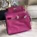 Hermes Kelly Danse Handmade Bag In Magnolia Swift Leather