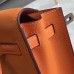 Hermes Kelly Danse Handmade Bag In Orange Swift Leather
