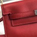 Hermes Kelly Danse Handmade Bag In Red Swift Leather