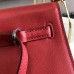 Hermes Kelly Danse Handmade Bag In Red Swift Leather