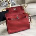 Hermes Kelly Danse Handmade Bag In Red Swift Leather