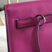Hermes Kelly Danse Handmade Bag In Rose Purple Swift Leather