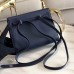 Hermes Kelly Danse Handmade Bag In Blue Swift Leather
