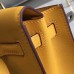 Hermes Kelly Danse Handmade Bag In Yellow Swift Leather