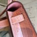 Hermes Kelly Mini II Handmade Bag In Nude Alligator Crocodile