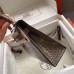 Hermes Kelly Mini II Handmade Bag In Taupe Alligator Crocodile