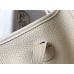Hermes Evelyne III TPM Bag In beton Clemence Leather