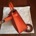 Hermes Kelly Mini II Handmade Bag In Orange Epsom Leather