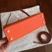 Hermes Kelly Mini II Handmade Bag In Orange Epsom Leather