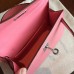 Hermes Kelly Mini II Handmade Bag In Rose Confetti Epsom Leather