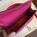 Hermes Kelly Mini II Handmade Bag In Rose Tyrien Epsom Leather