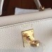 Hermes Kelly Mini II Handmade Bag In Beton Epsom Leather