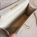 Hermes Kelly Mini II Handmade Bag In Beton Epsom Leather