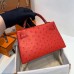 Hermes Kelly Mini II Handmade Bag In Red Ostrich Leather